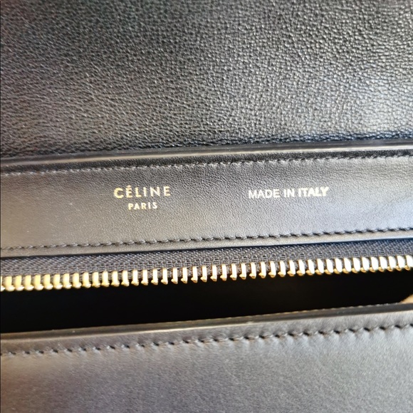 Celine trapeze tri-color small suede bag - Picture 4 of 6